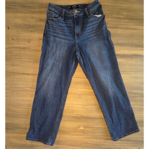 Women's Hollister Blue Ultra High-Rise Dad Straight Leg Jeans Size 8